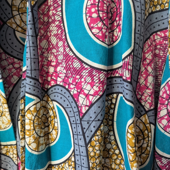 Colorful Patterned Kimono Cardigan - Picture 3 of 6